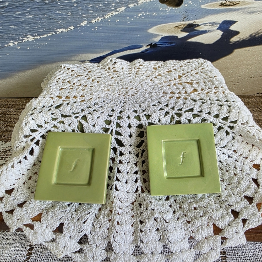 Forte Green Square Plates